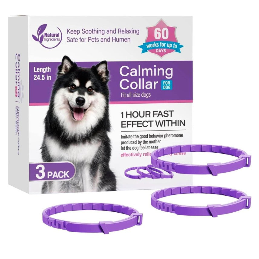 CalmiPet™ | Kit de 3 Collares Calmantes para Perros